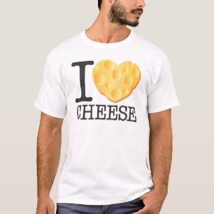 Camiseta Eu amo o queijo