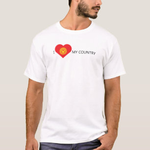 Camiseta Eu amo o Quirguistão