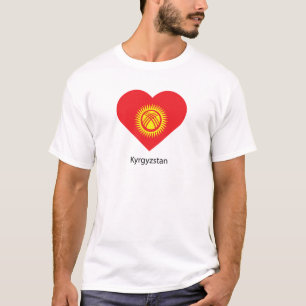 Camiseta Eu amo o Quirguistão