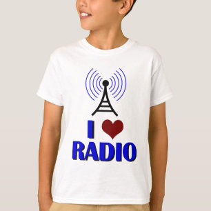 Camiseta Eu amo o rádio