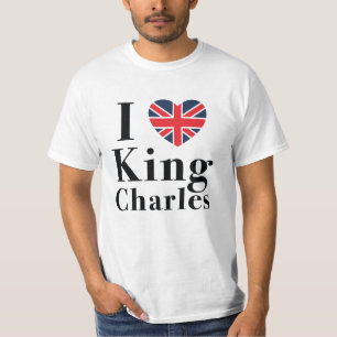 Camiseta Eu amo o rei Charles
