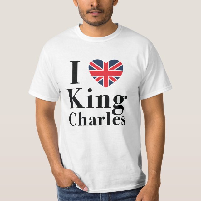 Camiseta Eu amo o rei Charles (Frente)