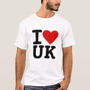Camiseta Eu amo o Reino Unido