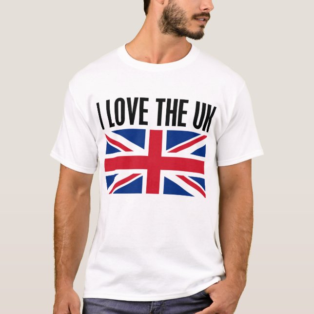 Camiseta Eu amo o Reino Unido (Frente)