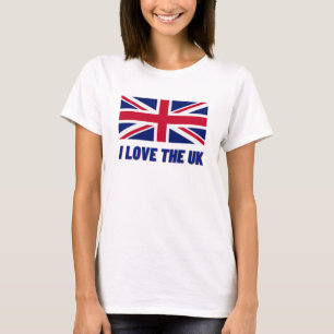 Camiseta Eu amo o Reino Unido