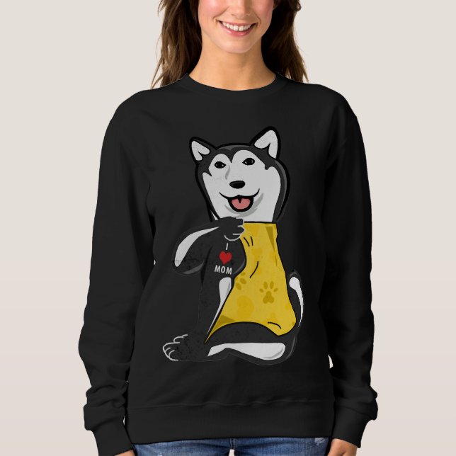 Camiseta Eu Amo O Rouco De Tatuagem Da Mãe (Frente)
