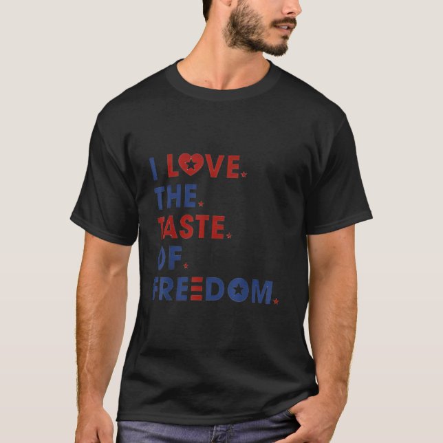 Camiseta Eu Amo O Sabor da Liberdade (Frente)