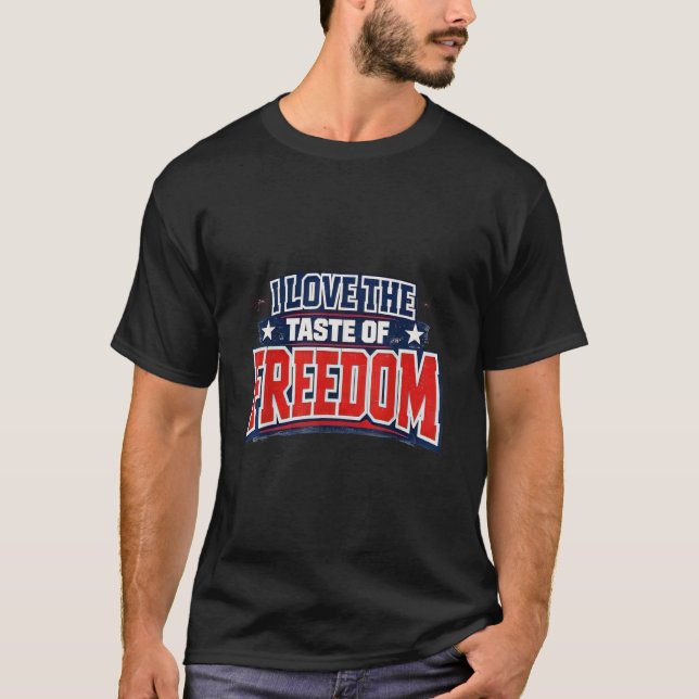 Camiseta Eu Amo O Sabor da Liberdade (Frente)