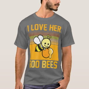 Camiseta Eu Amo O Seu Boo Abelhas Adormecendo Figurino De M
