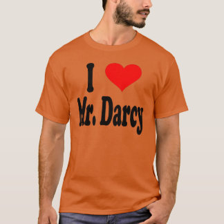 Camiseta Eu amo o Sr. Darcy engraçado
