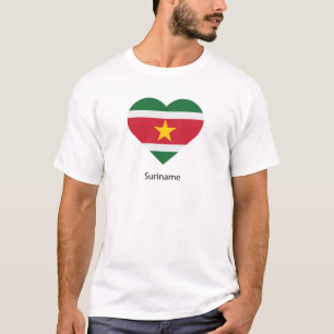 Camiseta Eu Amo O Suriname