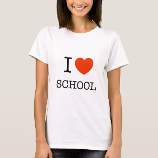 Camiseta Eu amo o T do presente do estudante/professor da