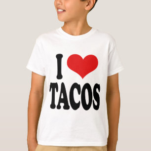 Camiseta Eu amo o Tacos