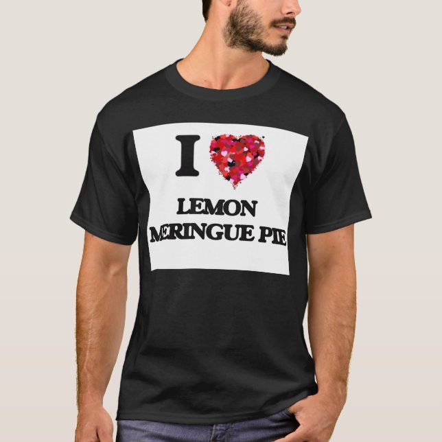 Camiseta Eu amo o tarte de limão e merengue (Frente)