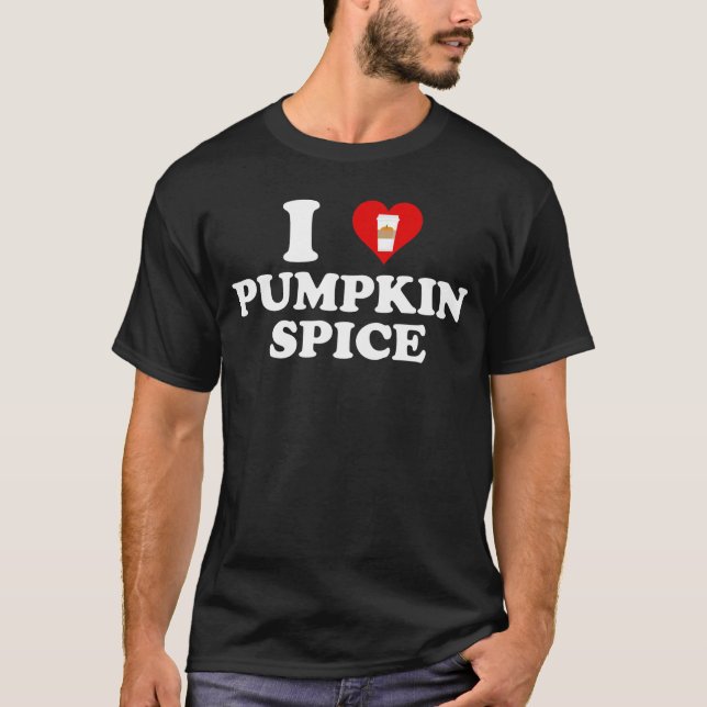Camiseta Eu Amo o Tempero de Abóbora (Frente)