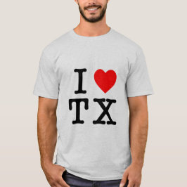 Camiseta Eu amo o Texas