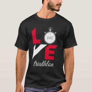 Camiseta Eu amo o triathlon
