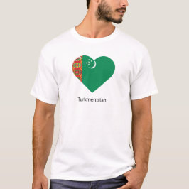 Camiseta Eu amo o Turcomenistão