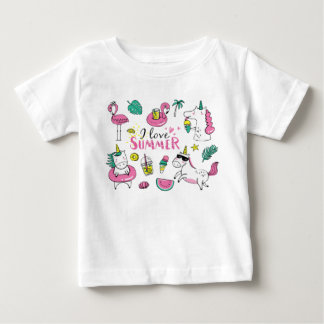 Camiseta Eu amo o verão fofo