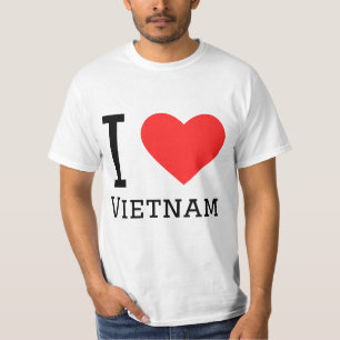 Camiseta Eu amo o Vietnã