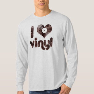 Camiseta Eu amo o vinil - Tshirt