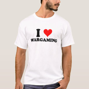 Camiseta Eu amo o Wargaming