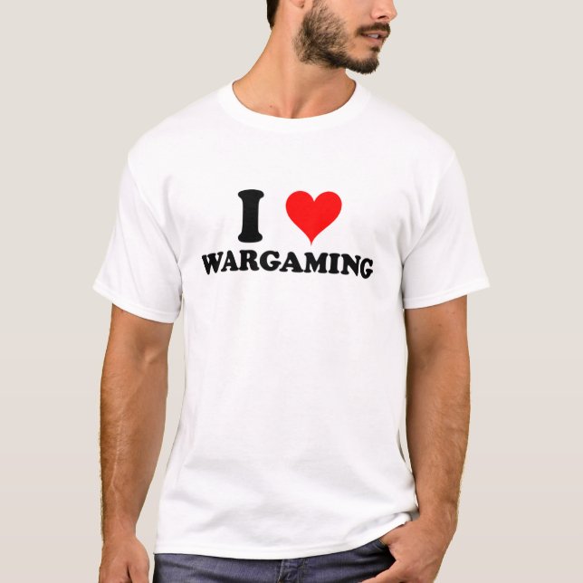 Camiseta Eu amo o Wargaming (Frente)