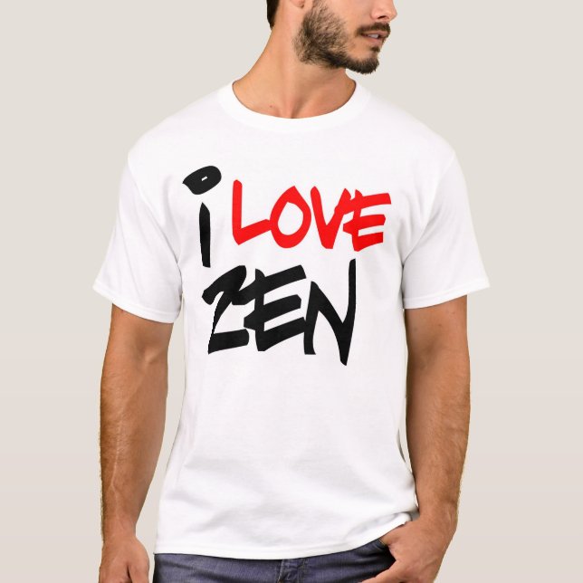 Camiseta Eu amo o zen (Frente)