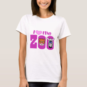 Camiseta Eu Amo o Zoológico