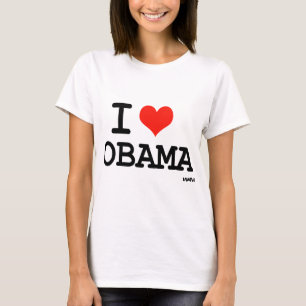 Camiseta Eu amo Obama