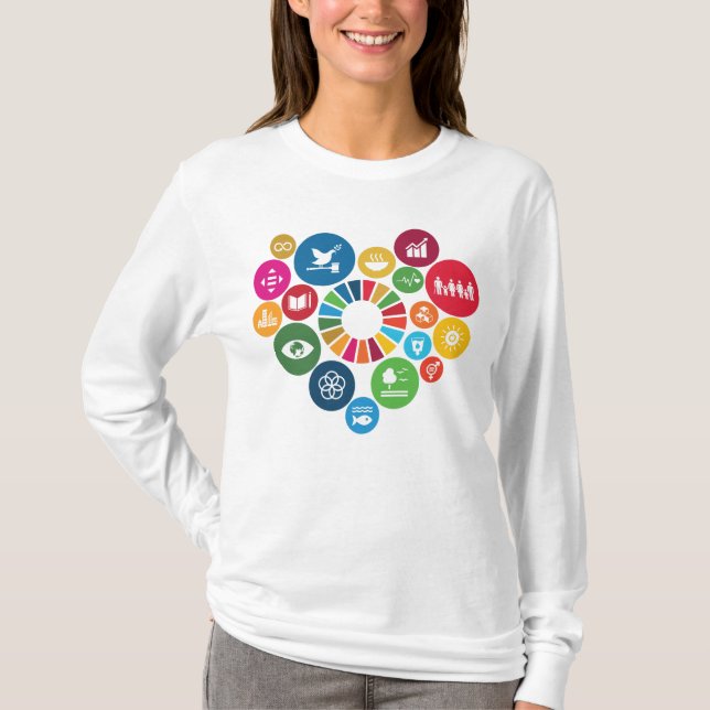 Camiseta Eu Amo Objetivos de Desenvolvimento Sustentável Ob (Frente)