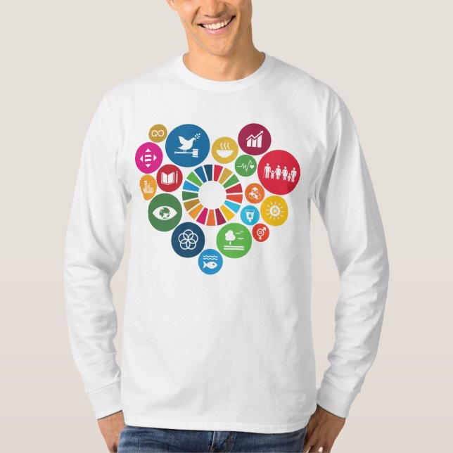 Camiseta Eu Amo Objetivos de Desenvolvimento Sustentável Ob (Frente)