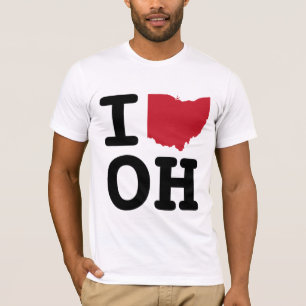 Camiseta Eu amo Ohio
