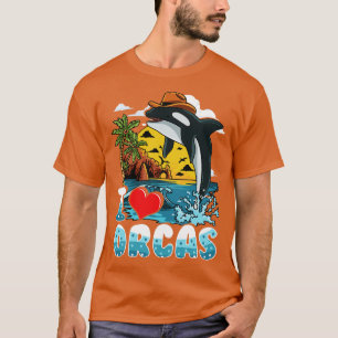 Camiseta Eu Amo Orcas