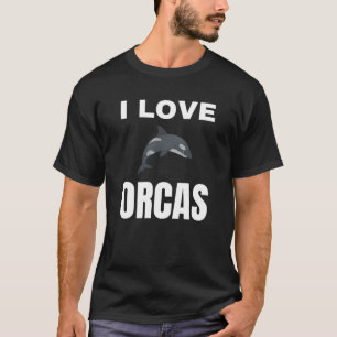 Camiseta Eu amo Orcas