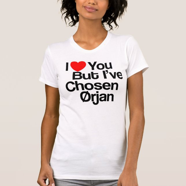 Camiseta Eu amo Orjan Nilsen (Frente)