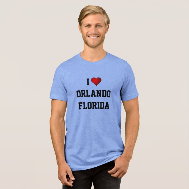 CAMISETA EU AMO ORLANDO, FLÓRIDA (Frente Completa)