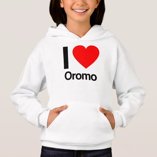 Camiseta eu amo oromo (Frente)