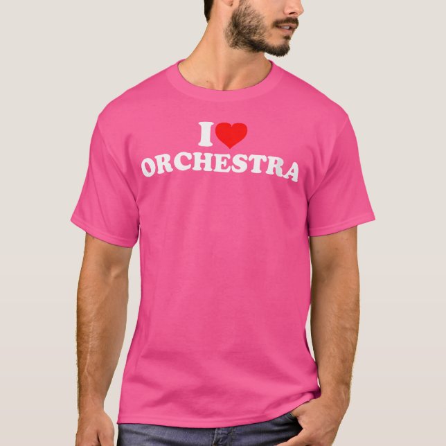 Camiseta Eu Amo Orquestra (Frente)