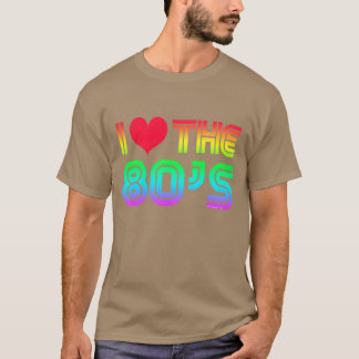 Camiseta Eu Amo os Amigos de Jogos dos Anos 80