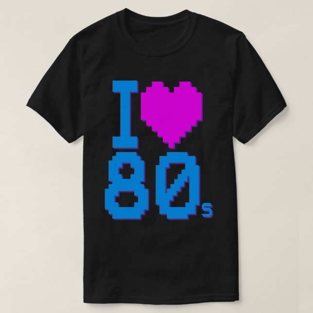 Camiseta Eu Amo os Anos 80 (Frente do Design)