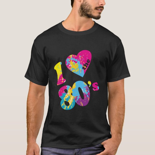 Camiseta Eu Amo Os Anos 80 (Frente)