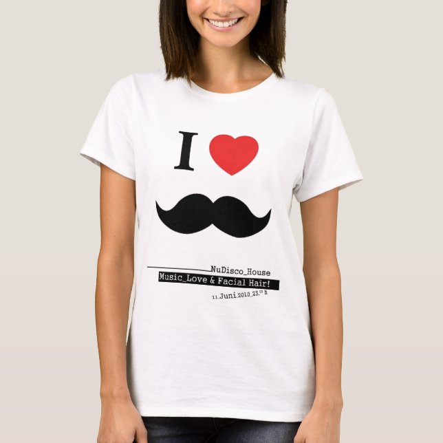 CAMISETA EU AMO OS BIGODES (Frente)