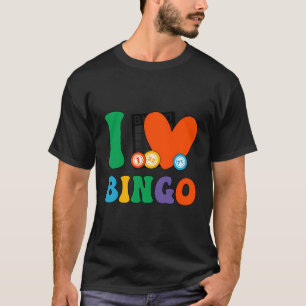 Camiseta Eu Amo Os Entusiastas Do Bingo Lover Bingo