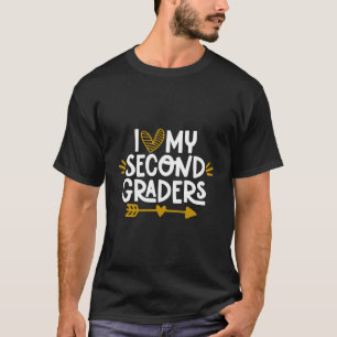 Camiseta Eu Amo Os Meus Segundos Professores Almoçadores