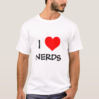 Camiseta Eu amo os nerd - personalizados