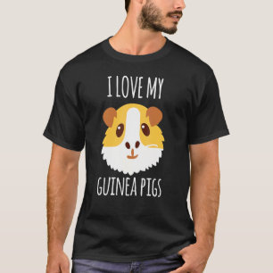 Camiseta Eu Amo Os Porcos Da Minha Guiné