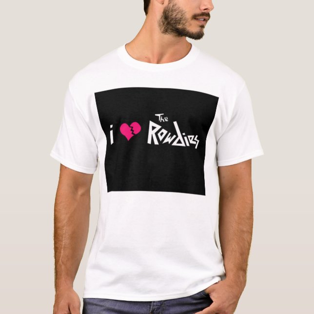 Camiseta Eu amo os Rowdies (Frente)