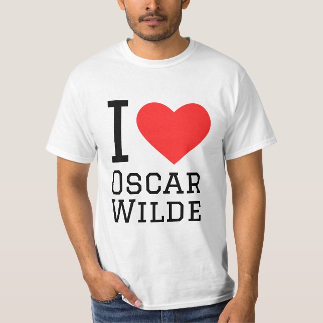 Camiseta eu amo Oscar wilde (Frente)