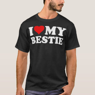 CAMISETA EU AMO OUVIR MEU MELHOR AMIGO MELHOR BESTFRIEND BF